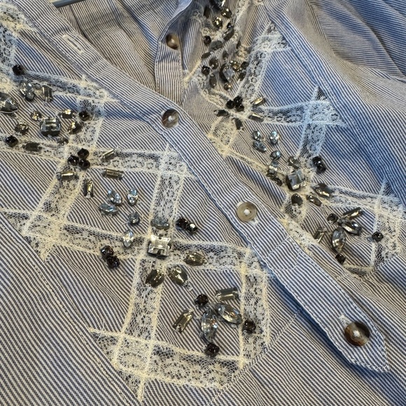 Anthropologie Floreat Jeweled Long Sleeve - Picture 8 of 8